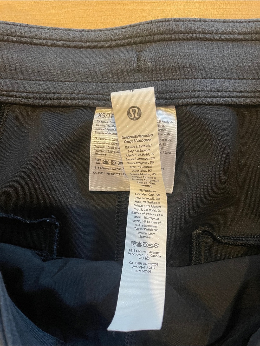 ⭐️Sale 4/$40 Lululemon Mid rise pin-tuck pant, XS - Picture 3 of 10